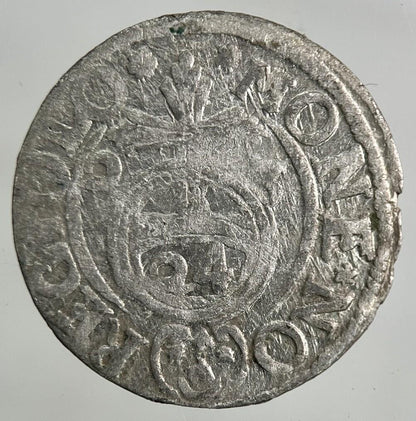 1623 Poland 1/24 Taler Sigmund III 3 Krenzer Silver Coin | Collectable Grade