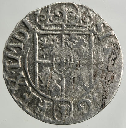 1627 Poland 1/24 Taler Sigmund III 3 Krenzer Silver Coin | Collectable Grade