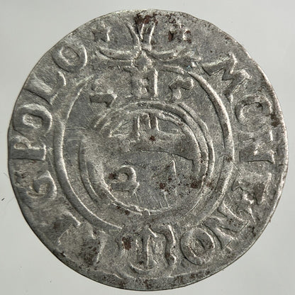 1625 Poland 1/24 Taler Sigmund III 3 Krenzer Silver Coin | Collectable Grade