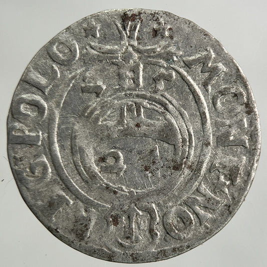 1625 Poland 1/24 Taler Sigmund III 3 Krenzer Silver Coin | Collectable Grade