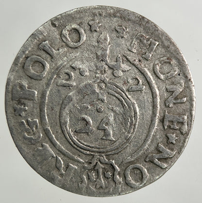 1622 Poland 1/24 Taler Sigmund III 3 Krenzer Silver Coin | Collectable Grade