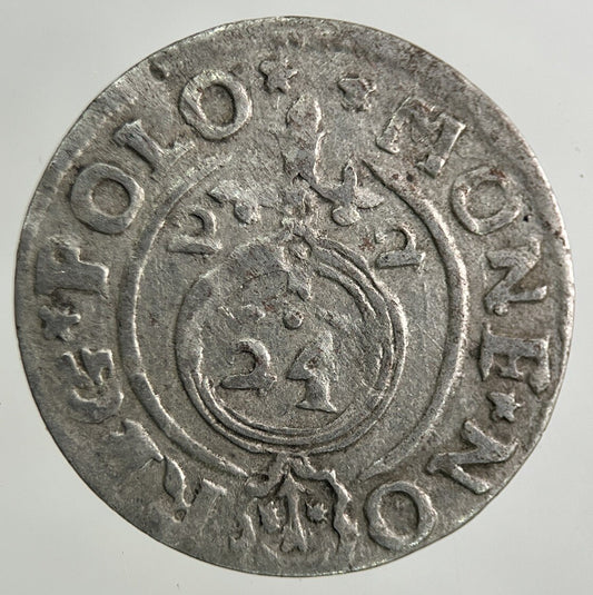 1622 Poland 1/24 Taler Sigmund III 3 Krenzer Silver Coin | Collectable Grade