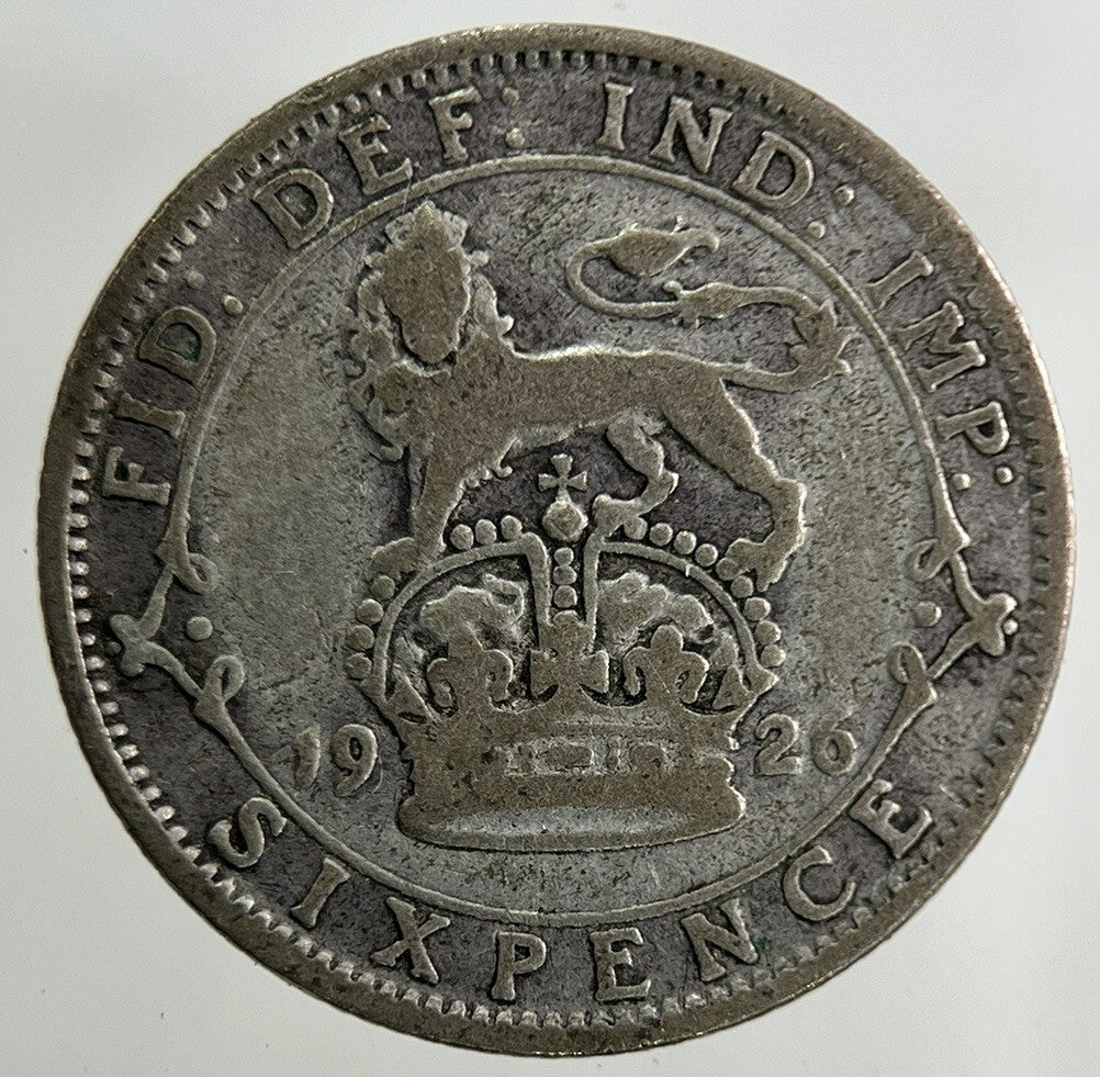 1926 George V Sixpence Silver Coin | Collectable Grade