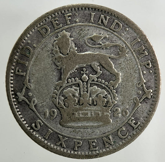 1926 George V Sixpence Silver Coin | Collectable Grade