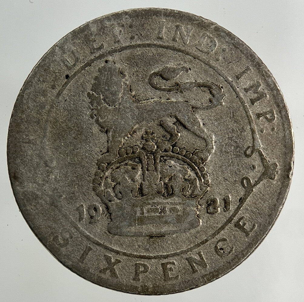 1921 George V Sixpence Silver Coin | Collectable Grade