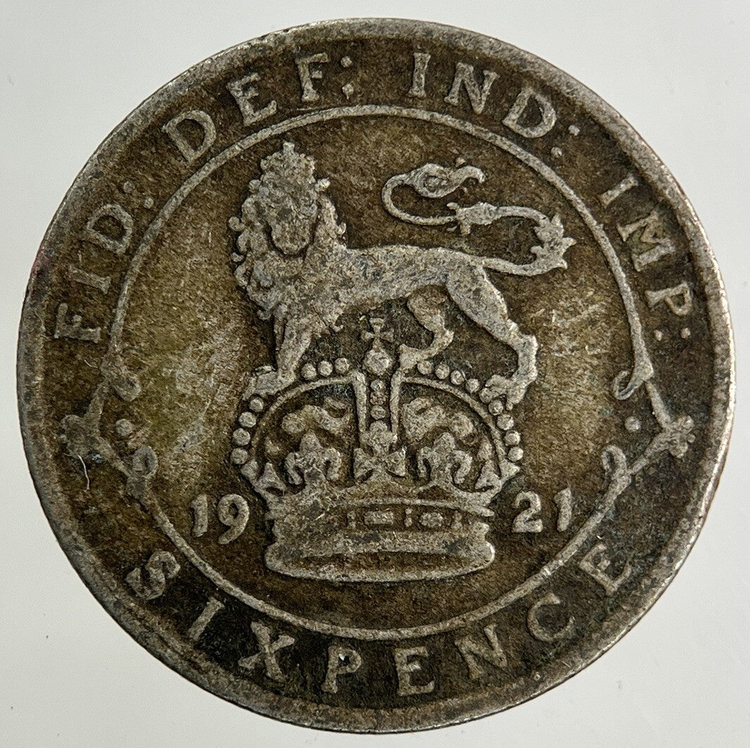 1921 George V Sixpence Silver Coin | Collectable Grade