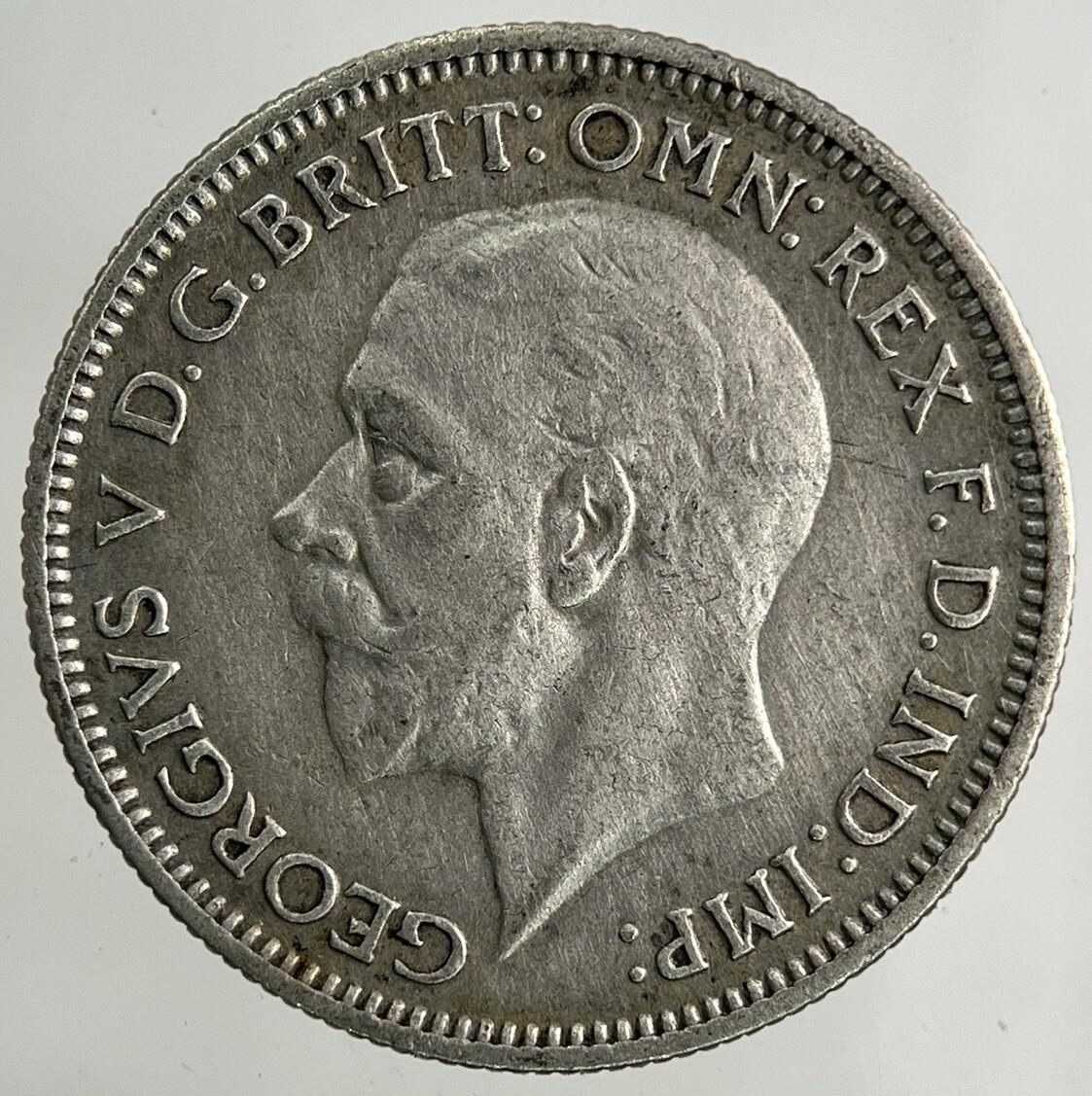 1933 George V Sixpence Silver Coin | Fine Collectable Grade