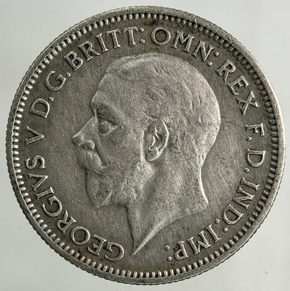 1933 George V Sixpence Silver Coin | Fine Collectable Grade