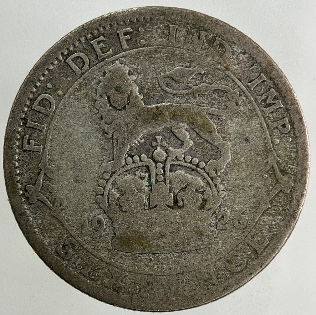 1926 George V Sixpence Silver Coin | Fair Grade