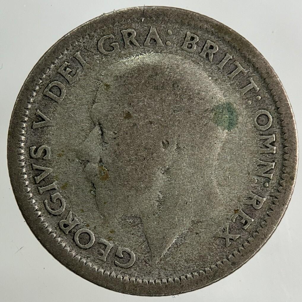 1926 George V Sixpence Silver Coin | Fair Grade