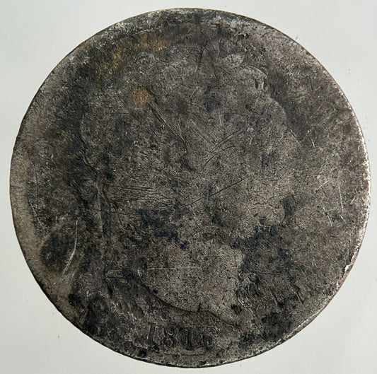 1816 George III 3rd Sixpence Silver Coin | Fair Grade