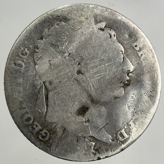 1817 George III 3rd Sixpence Silver Coin | Fair Grade