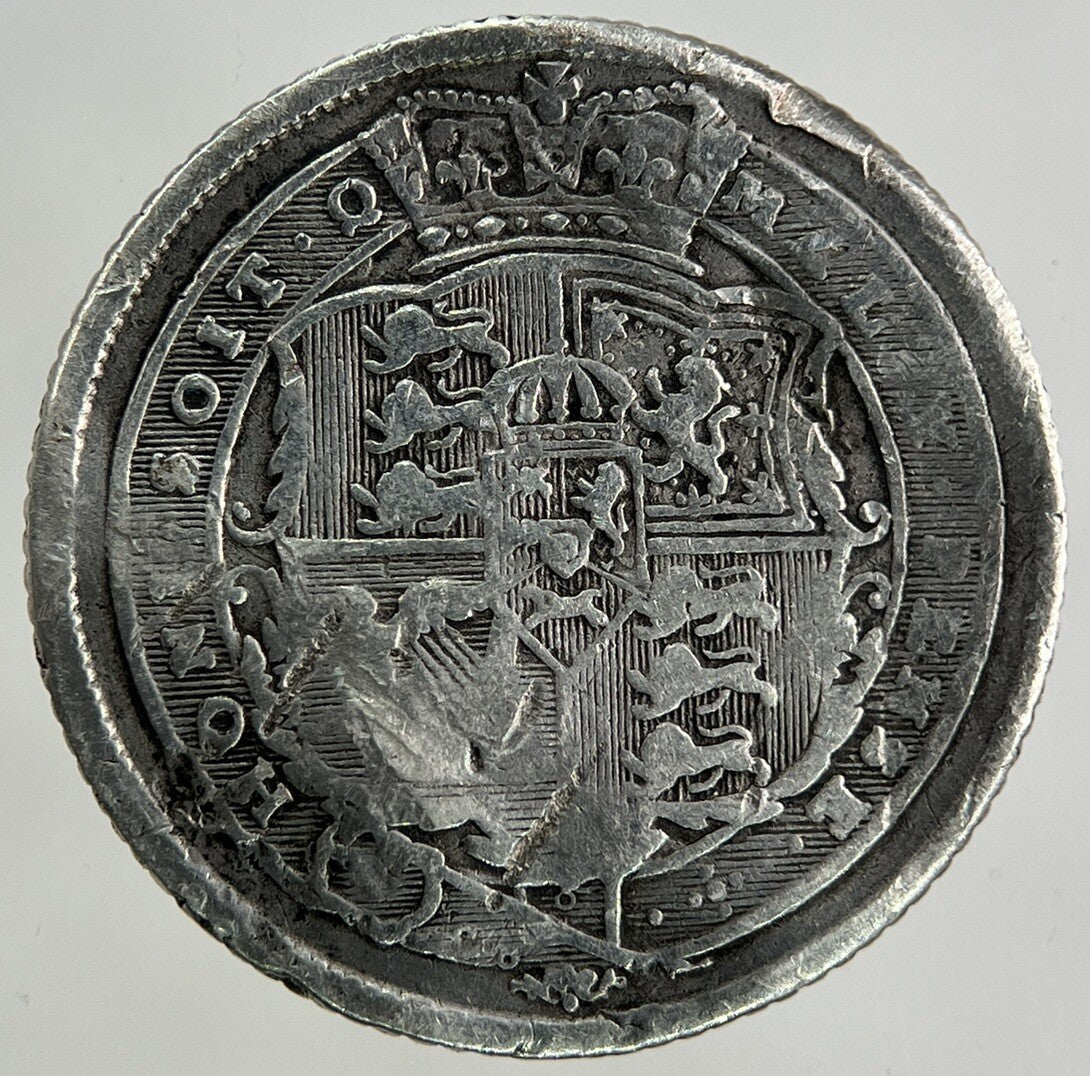 1817 George III 3rd Sixpence Silver Coin | Collectable Grade