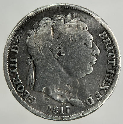 1817 George III 3rd Sixpence Silver Coin | Collectable Grade