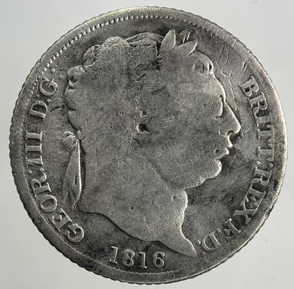 1816 George III 3rd Sixpence Silver Coin | Collectable Grade