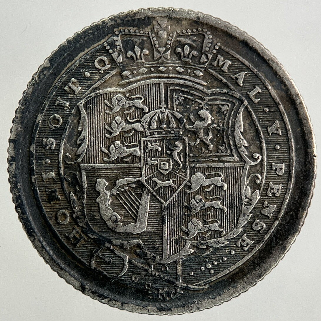 1816 George III 3rd Sixpence Silver Coin | Fine Collectable Grade