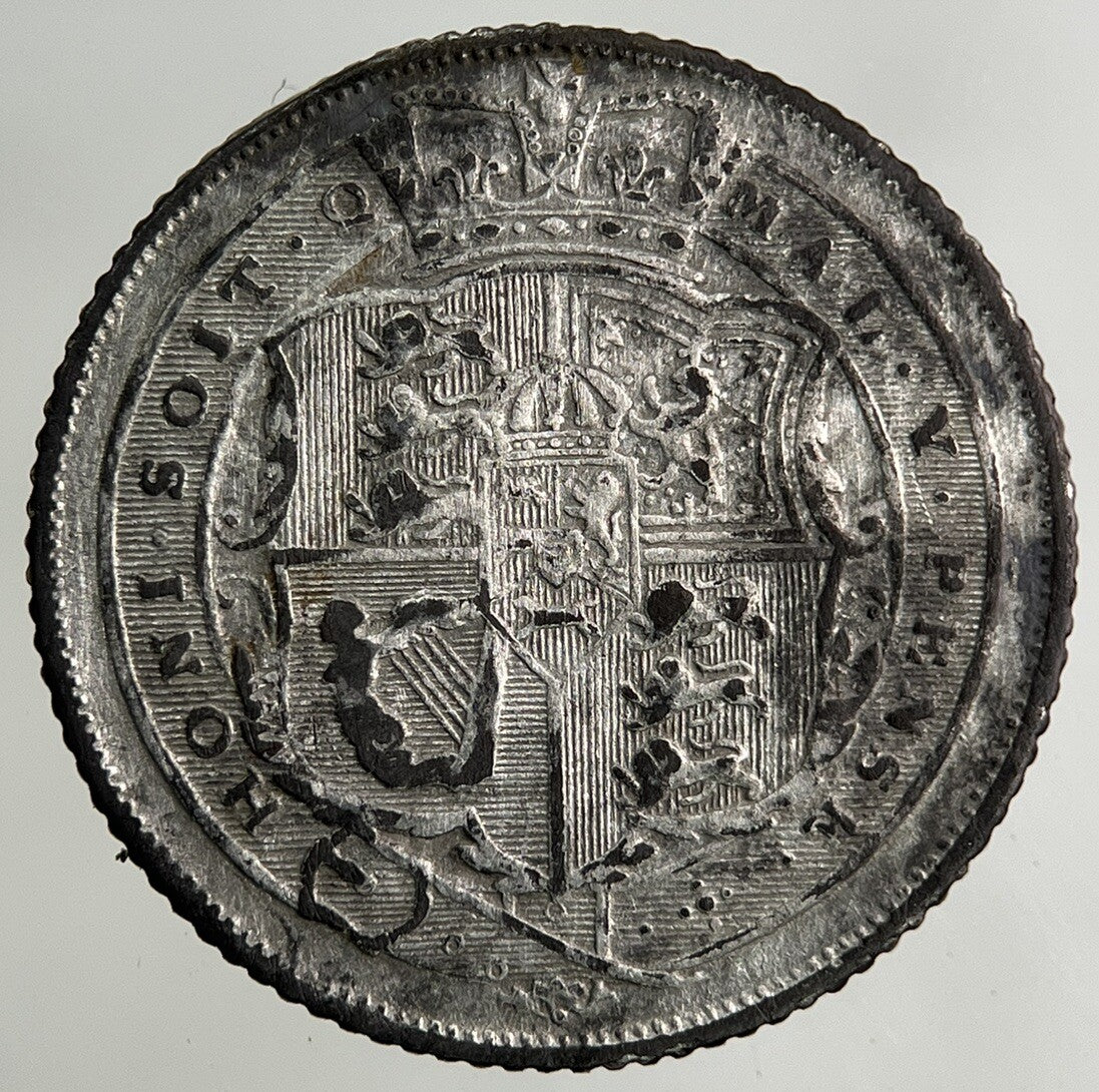 1818 George III 3rd Sixpence Silver Coin | Fine Collectable Grade