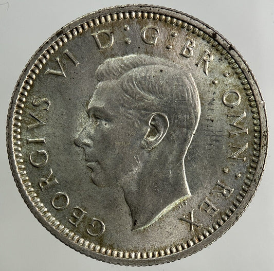 1940 George VI Sixpence Silver Coin | Very High Grade
