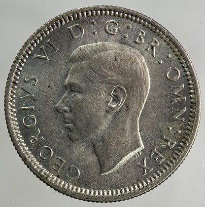 1937 George VI Sixpence Silver Coin | Very High Grade