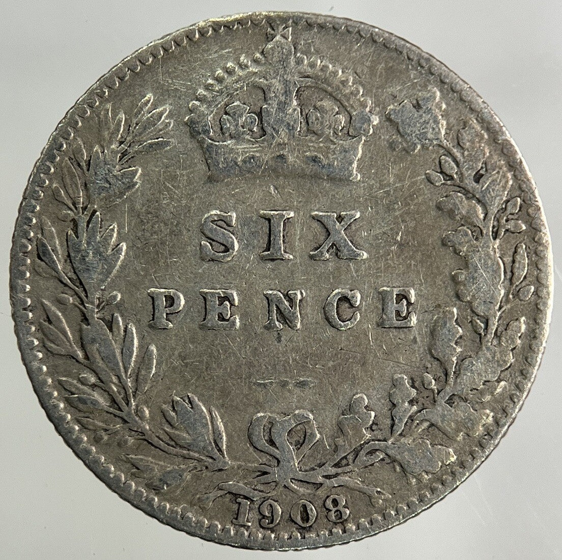 1908 Edward VII Sixpence Silver Coin | Collectable Grade