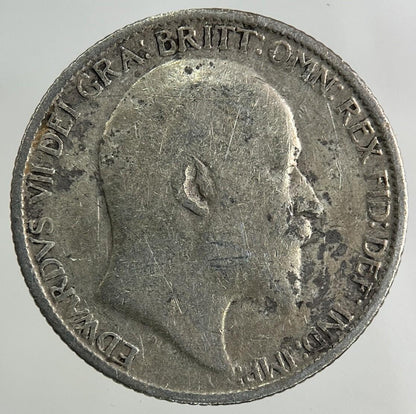 1908 Edward VII Sixpence Silver Coin | Collectable Grade