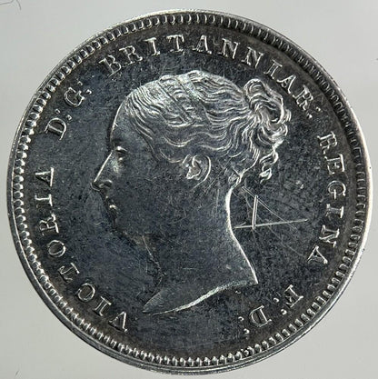 1866 Victoria Maundy Four-Pence Silver Coin | Very High Grade