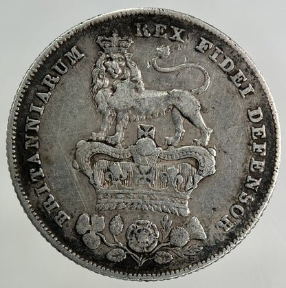 1825 George IV Shilling Silver Coin | Fine Collectable Grade