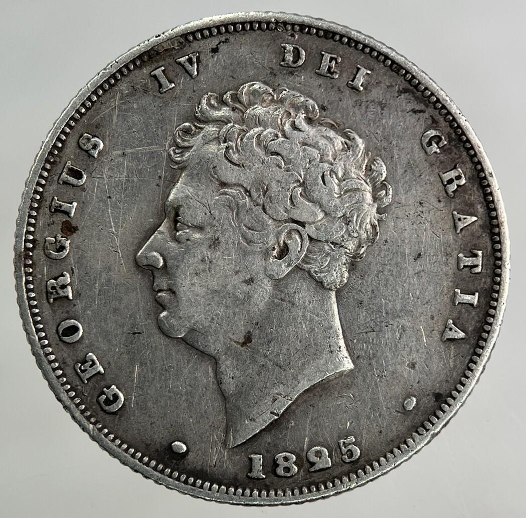 1825 George IV Shilling Silver Coin | Fine Collectable Grade