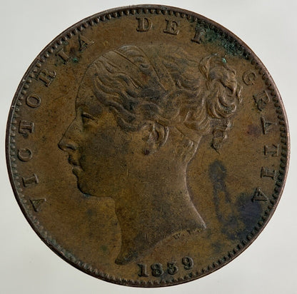 1839 Victoria Farthing Coin | Very High Grade