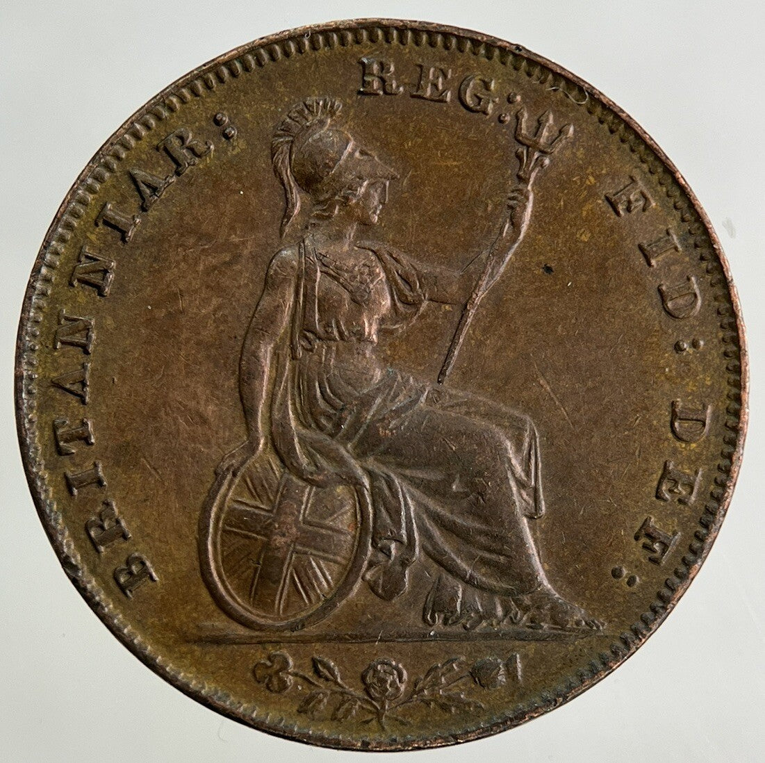 1853 Victoria Farthing Coin | Very High Grade