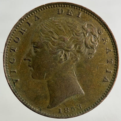 1853 Victoria Farthing Coin | Very High Grade