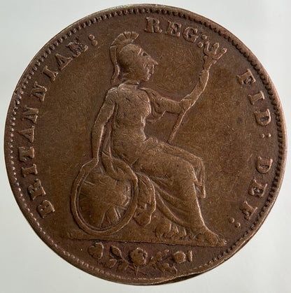 1858 Victoria Farthing Coin | Collectable Grade