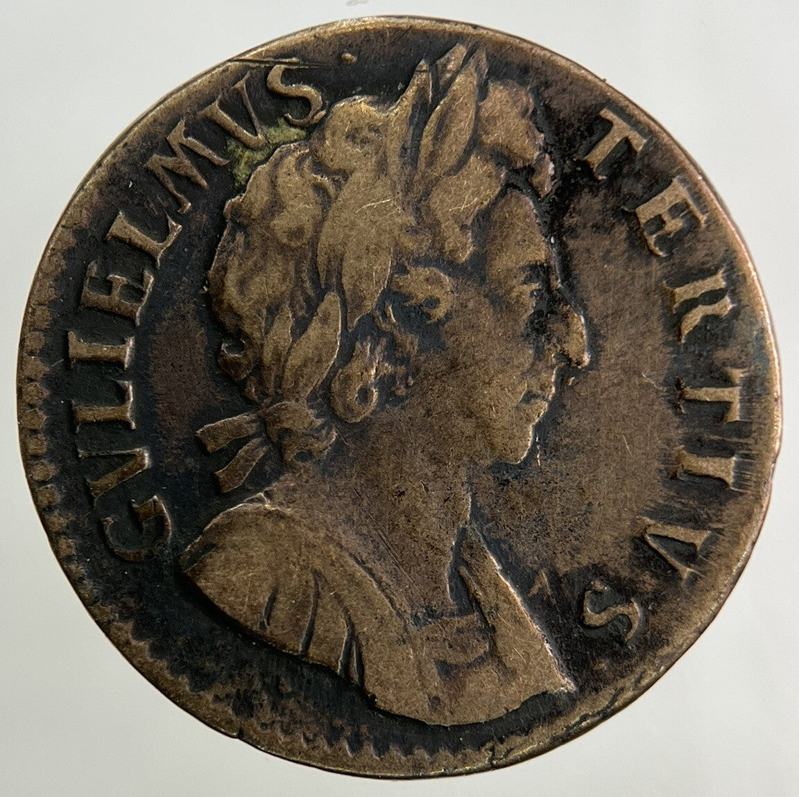 1697 William III 3rd Farthing Coin | Fine Collectable Grade