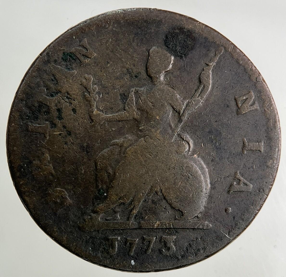 1773 George III 3rd Farthing Coin | Fine Collectable Grade