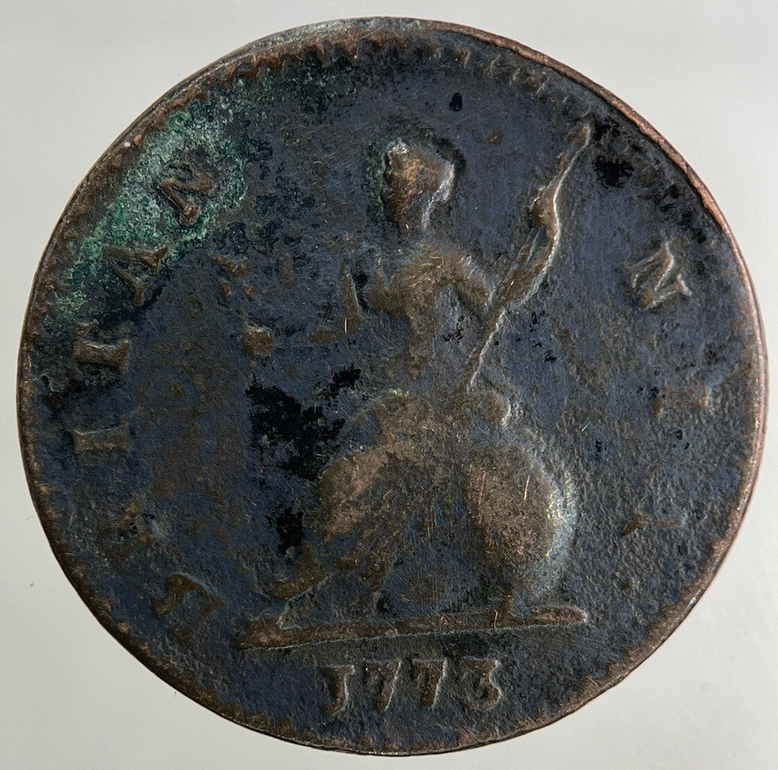 1773 George III 3rd Farthing Coin | Fine Collectable Grade