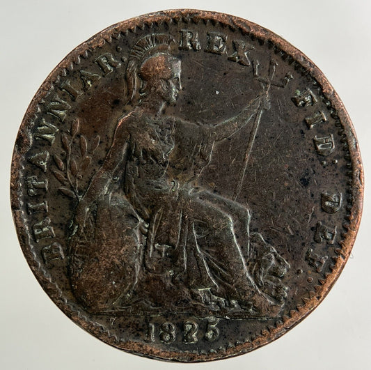 1825 George IV Farthing Coin | Fine Collectable Grade