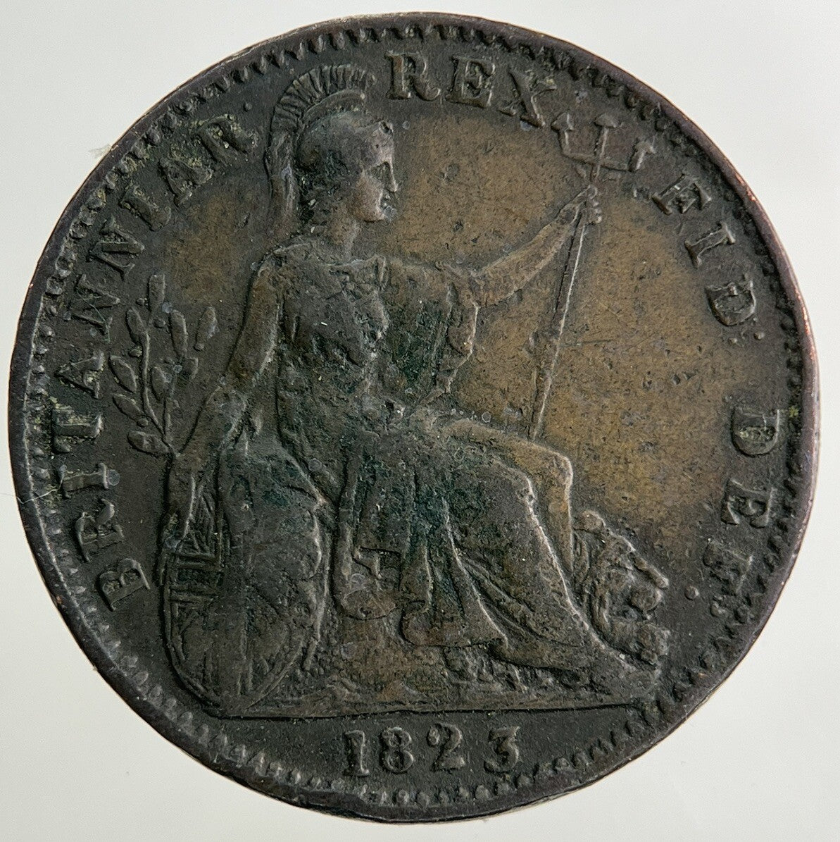 1823 George IV Farthing Coin | Fine Collectable Grade