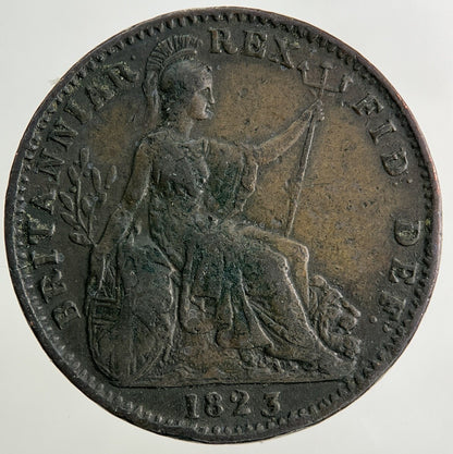 1823 George IV Farthing Coin | Fine Collectable Grade