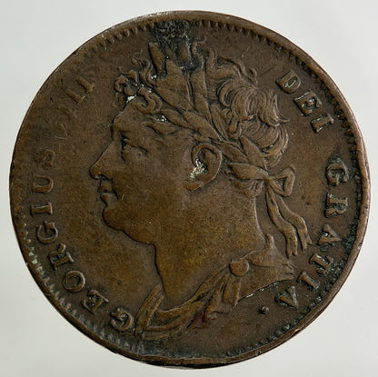 1825 George IV Farthing Coin | Fine Collectable Grade