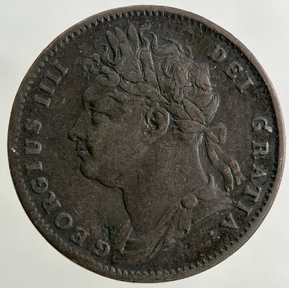 1822 George IV Farthing Coin | Fine Collectable Grade