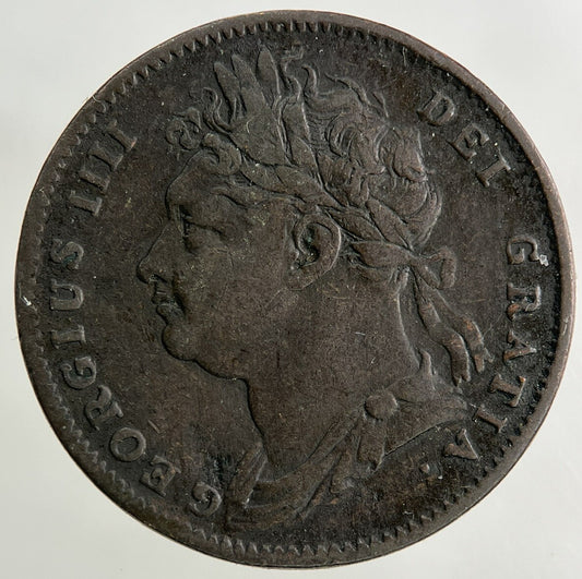 1822 George IV Farthing Coin | Fine Collectable Grade