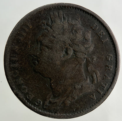 1821 George IV Farthing Coin | Collectable Grade