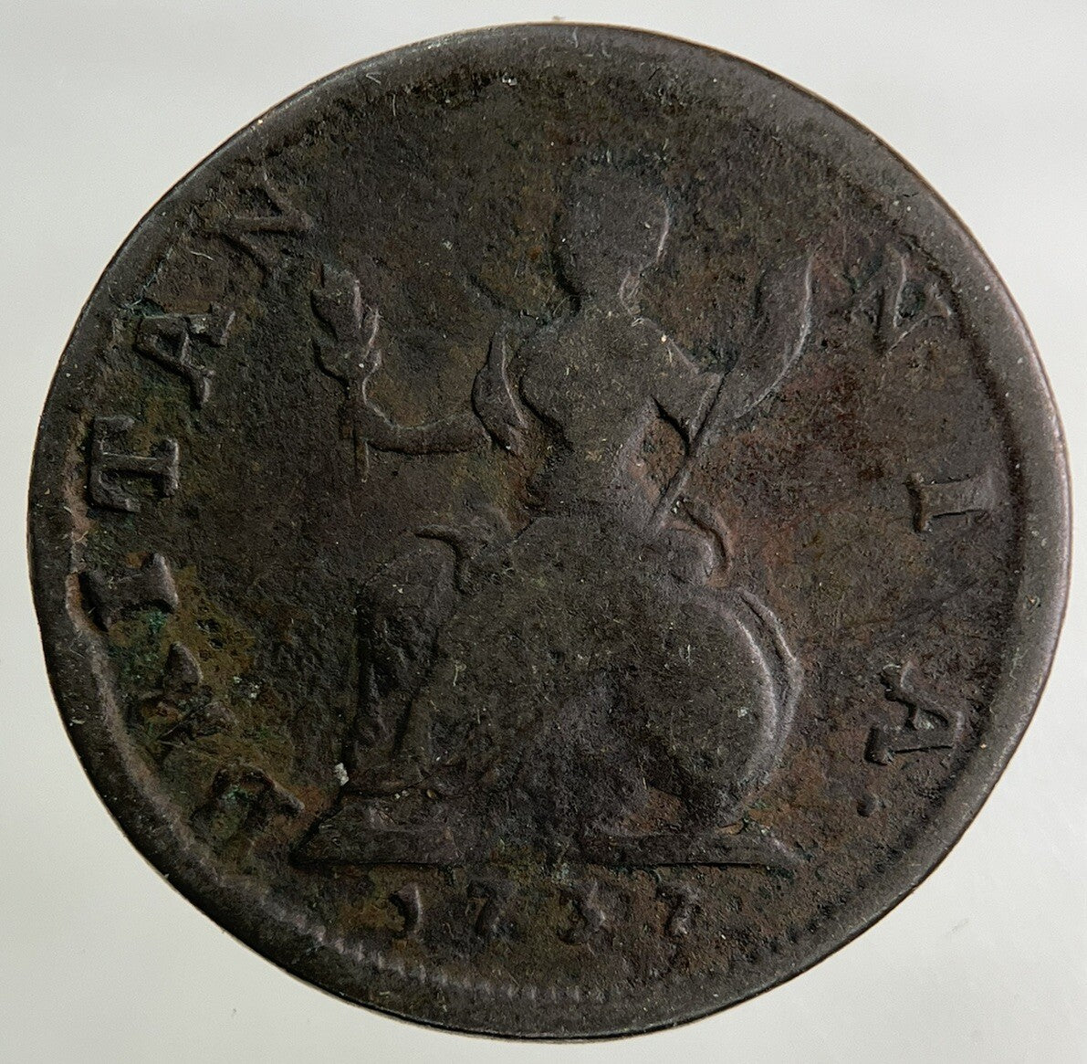1737 George II 2nd Farthing Coin | Fine Collectable Grade