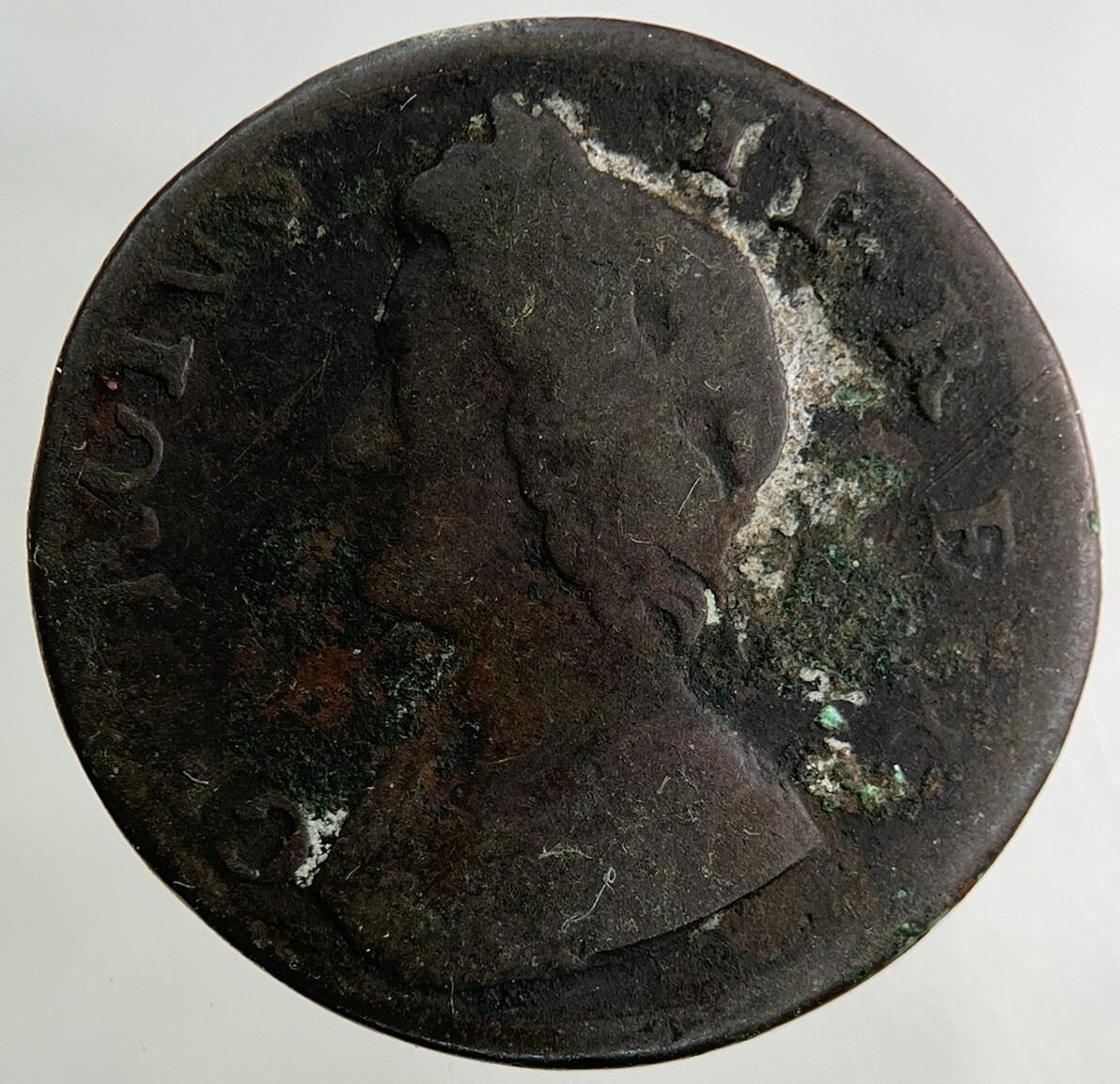 1737 George II 2nd Farthing Coin | Fine Collectable Grade