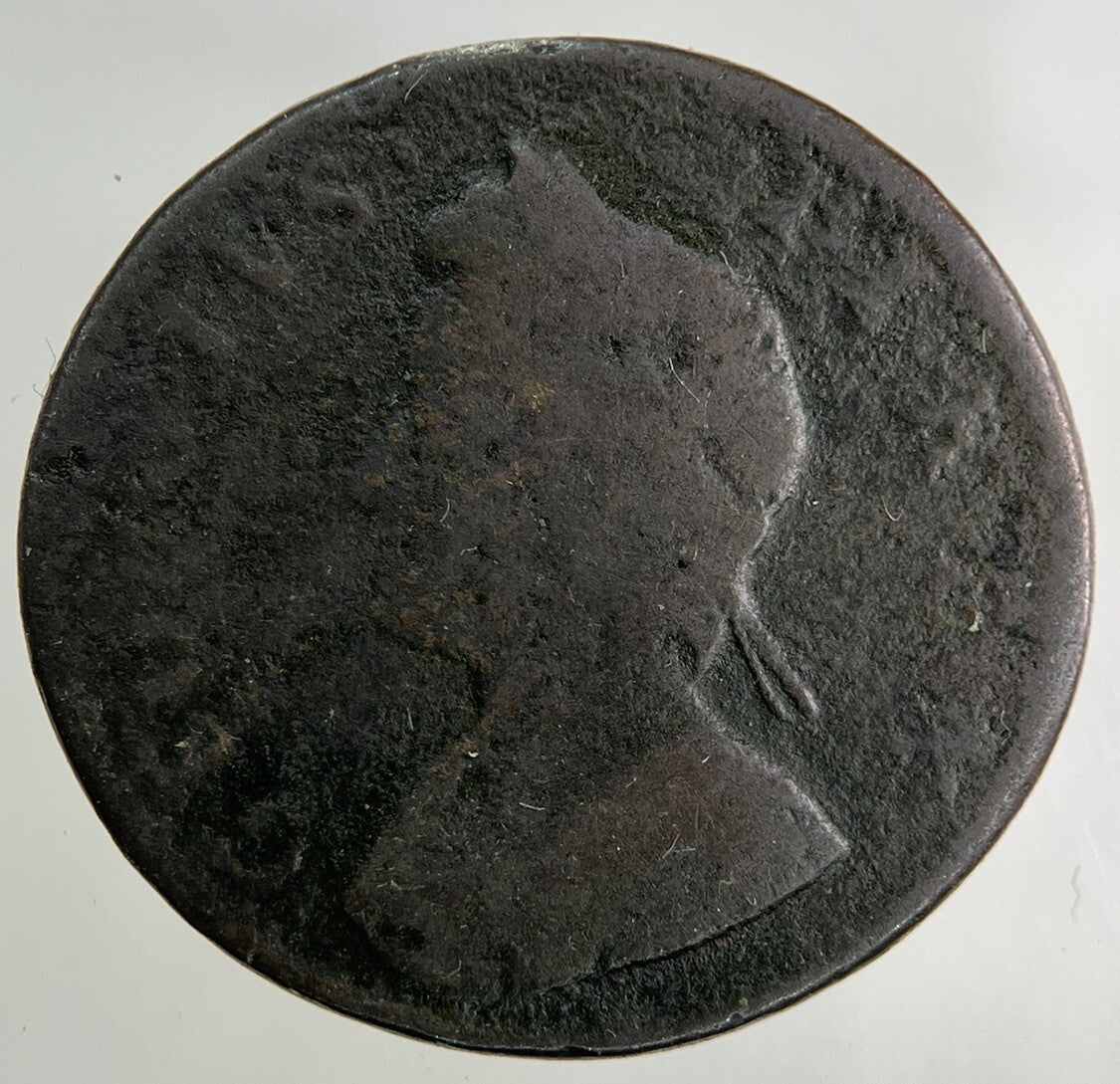1733 George II 2nd Farthing Coin | Collectable Grade