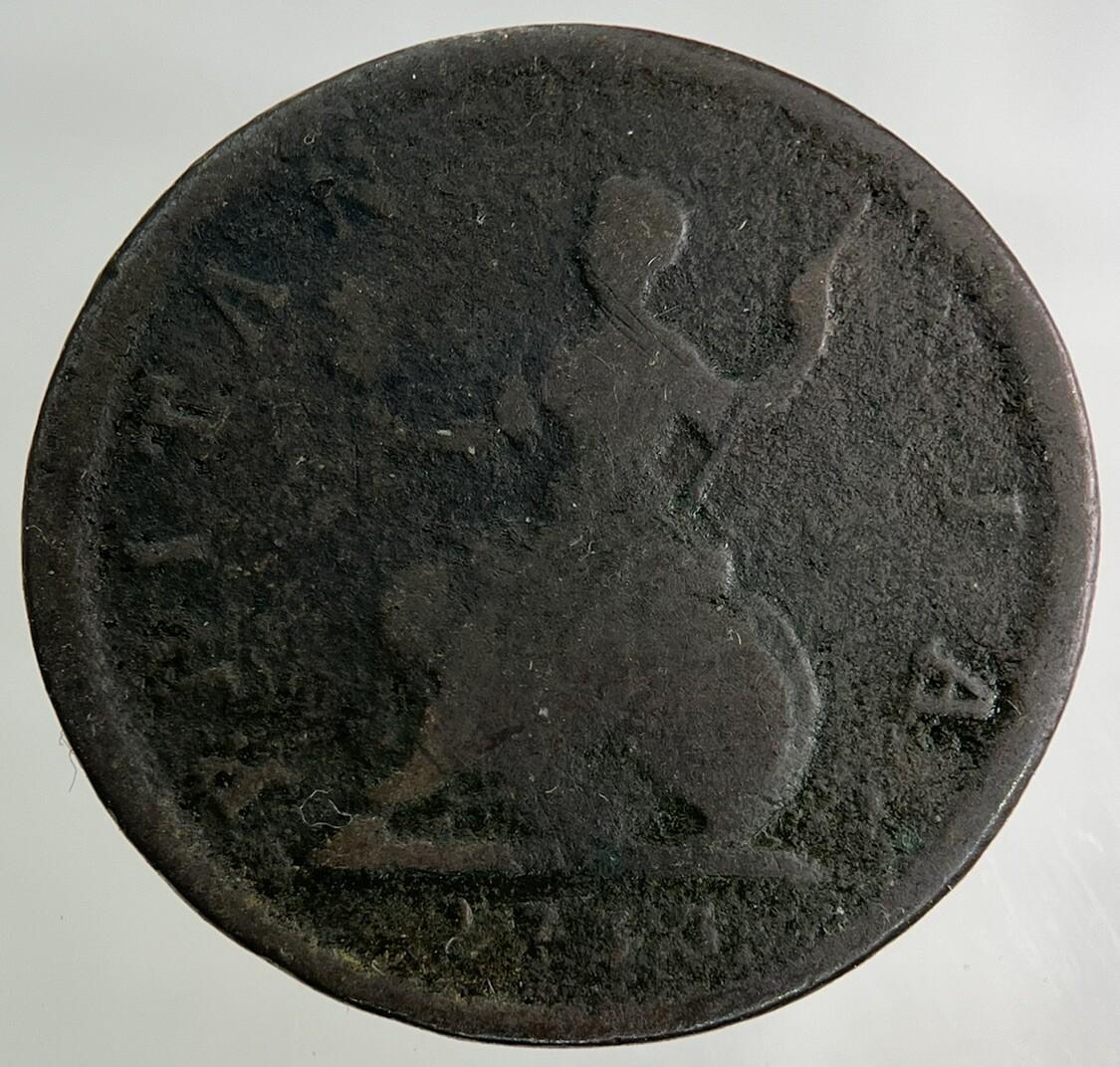 1733 George II 2nd Farthing Coin | Collectable Grade