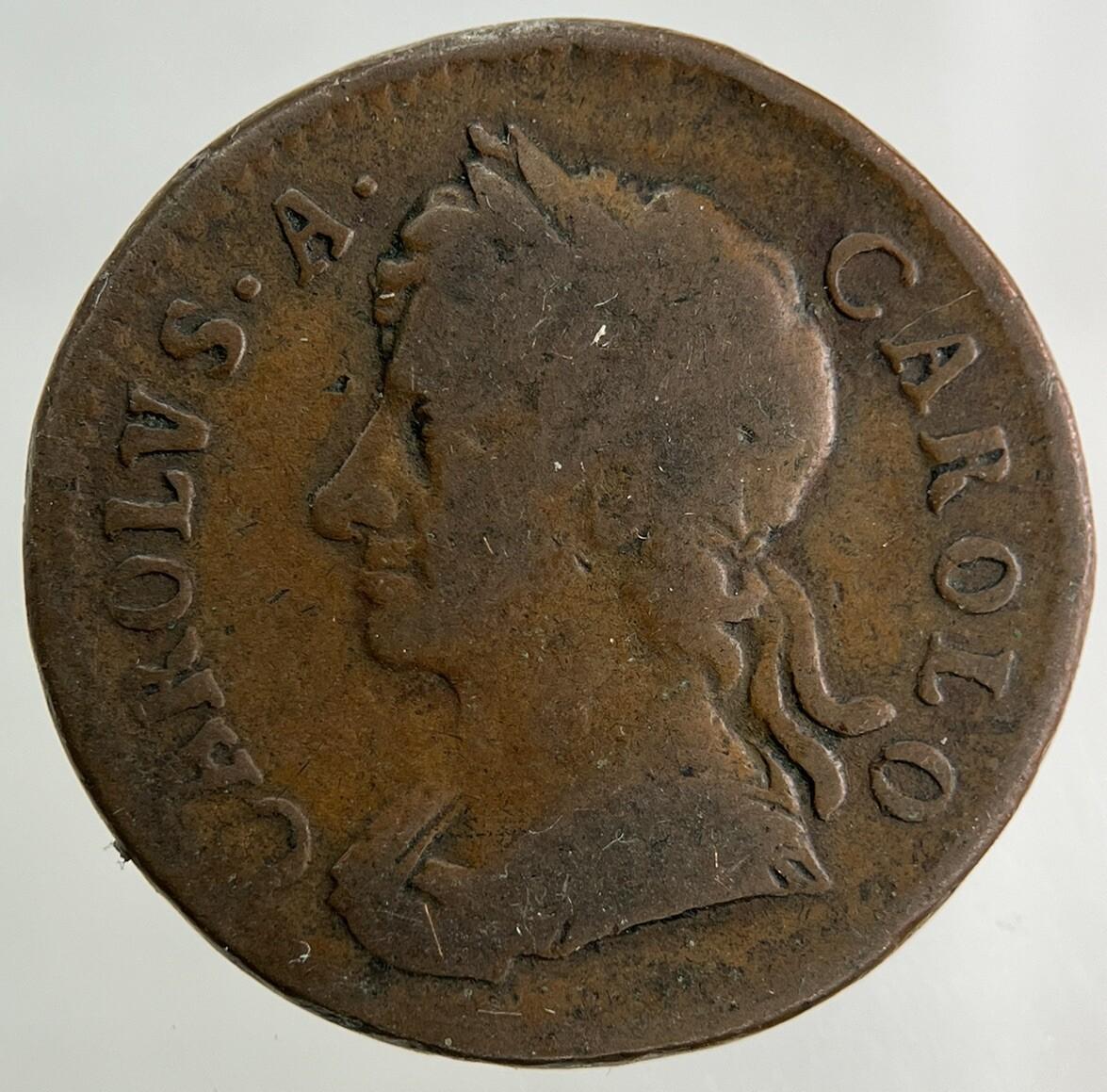 1675 Charles II 2nd Farthing Coin | Fine Collectable Grade