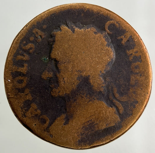 1675 Charles II 2nd Farthing Coin | Collectable Grade