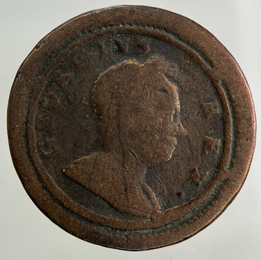 1722 George II 2nd Farthing Coin | Collectable Grade
