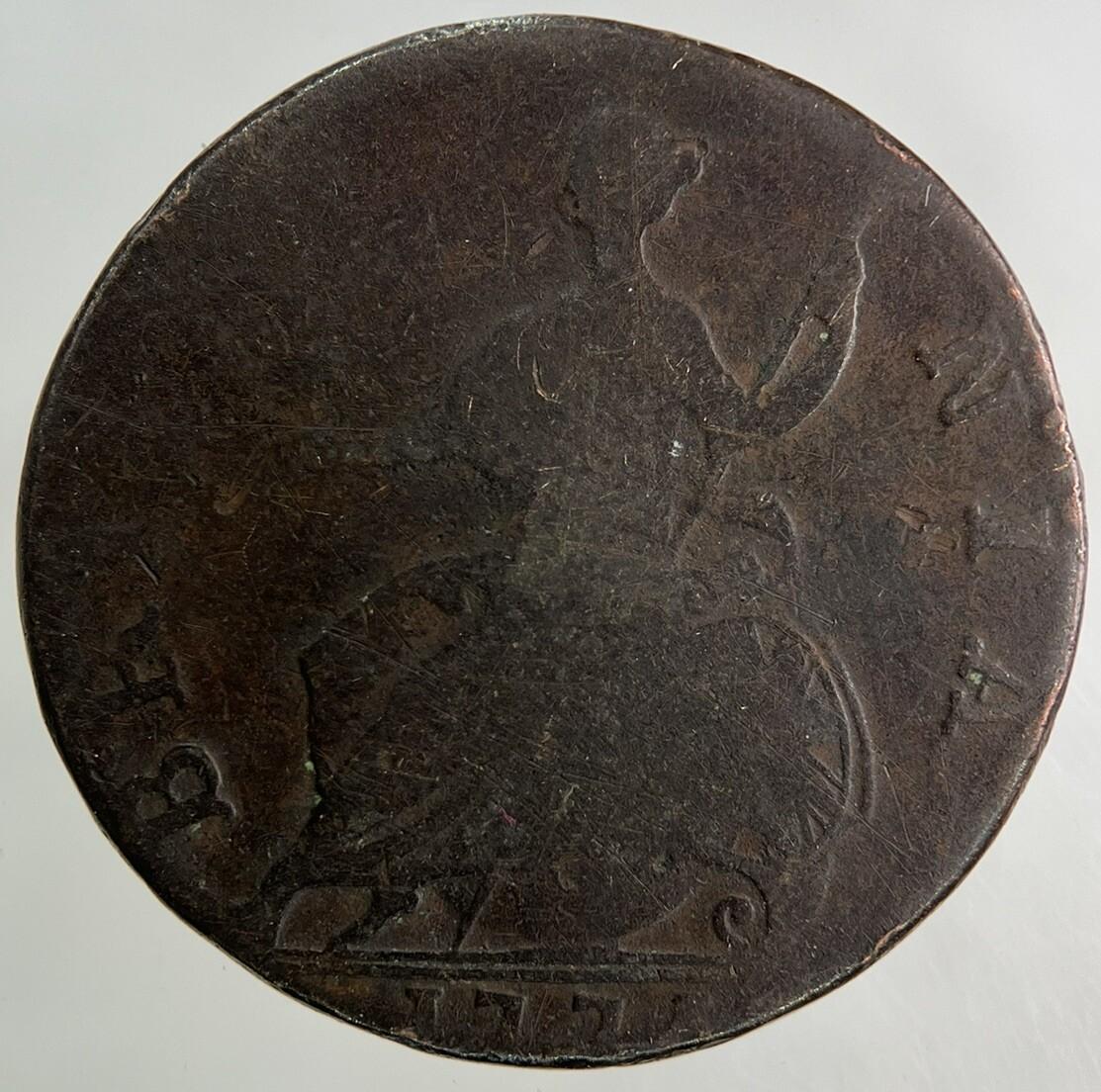 1775 George III 3rd Half-Penny Coin | Fine Collectable Grade